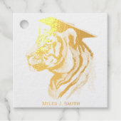 Benutzerdefinierte Abschluss-Foil-Vorzugstriche Geschenkanhänger (Vorderseite)