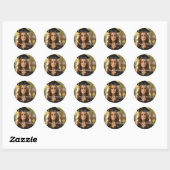 Benutzerdefinierte Abschluss-Fotosticker - Abschlu Runder Aufkleber (Blatt)