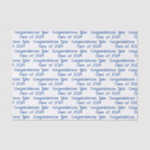 Benutzerdefinierte Abschluss-Meldung Seidenpapier (Vorderseite)