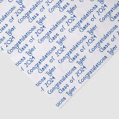 Benutzerdefinierte Abschluss-Meldung Seidenpapier (Ausschnitt)