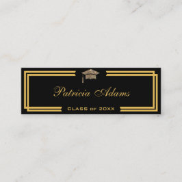 Benutzerdefinierte Abschluss-Namenskarte - Klassis Telefonnummerkarte