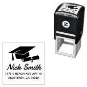 Benutzerdefinierte Abschluss-Rücksendeadresse Permastempel (Beispiel)