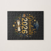 Benutzerdefinierte Abschlussklasse 2026 Personalis Puzzle (Horizontal)