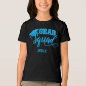 Benutzerdefinierte Absolventen-Squad Tri-Blend Shirt (Vorderseite)