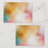 Benutzerdefinierte Abstrakte Blankenvorlage Modern Mitteilungskarte (Vorne/Hinten)