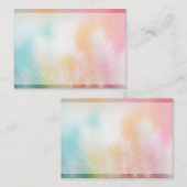 Benutzerdefinierte Abstrakte Blankenvorlage Modern Mitteilungskarte (Vorne/Hinten)