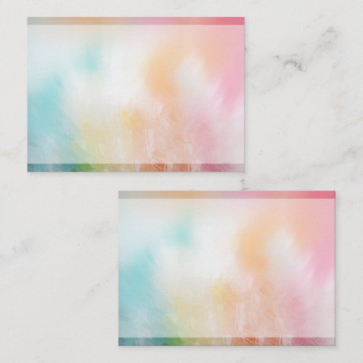 Benutzerdefinierte Abstrakte Blankenvorlage Modern Mitteilungskarte (Vorne/Hinten)