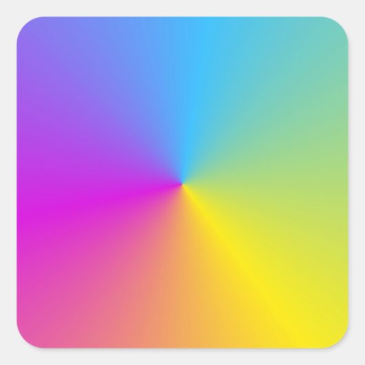 Benutzerdefinierte Abstrakte Blindvorlage rosa Quadratischer Aufkleber (Vorderseite)