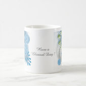 Benutzerdefinierte abstrakte Blumen Kaffeetasse (Mittel)