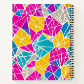 Benutzerdefinierte Abstrakte Formen und Linien leb Notizblock (Rückseite)