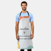 Benutzerdefinierte Abstrakte Schürze (Getragen)