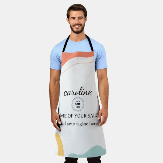 Benutzerdefinierte Abstrakte Schürze (Getragen)