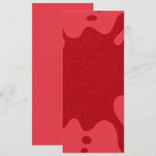 Benutzerdefinierte Abstrakte Tomato Red Glitzer Fl