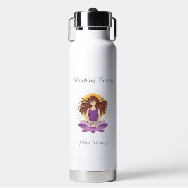 Benutzerdefinierte achtsame Wasserflasche für sie Trinkflasche