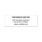 Benutzerdefinierte Adresse Selbstfarbige Briefmark Permastempel (Design)