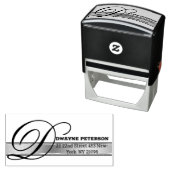 Benutzerdefinierte Adresse und Name Permastempel (Beispiel)