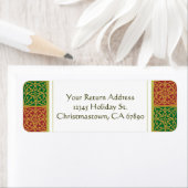 Benutzerdefinierte Adressetiketten für rote und gr (Insitu)