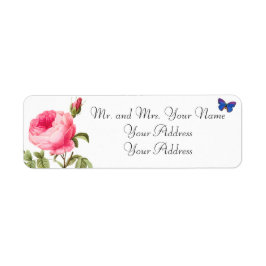 Benutzerdefinierte Adressmarken für die Rose wiede