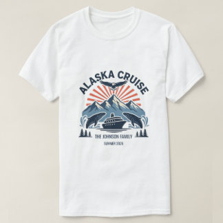 Benutzerdefinierte Alaska-Kreuzfahrt-Familien-Shir T-Shirt