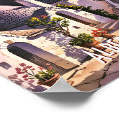 Benutzerdefinierte Alberobello Trulli Häuser Itali Poster (Ecke)