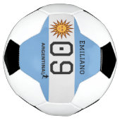 Benutzerdefinierte Albiceleste Sun Flag Athlet Gra Fußball (Gedreht)