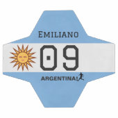 Benutzerdefinierte Albiceleste Sun Flag Athlet Gra Fußball (Flach)