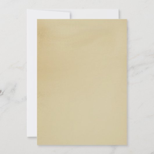 Benutzerdefinierte alte Zeitungsüberschrift Einladung (Rückseite)