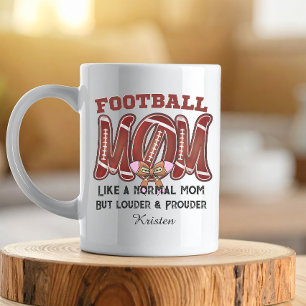 Benutzerdefinierte American Football-Mutter Sport Kaffeetasse