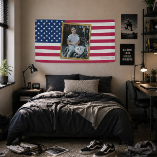 Benutzerdefinierte amerikanische Flagge mit Ihrem Banner