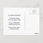 Benutzerdefinierte Änderung der Adresse bewegter P Postkarte (Rückseite)