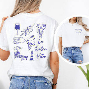 Benutzerdefinierte Andiamo a Roma Italien Familien T-Shirt