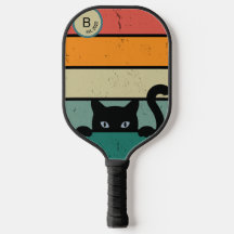 Benutzerdefinierte Anfangs-Retro-Schwarze Katze