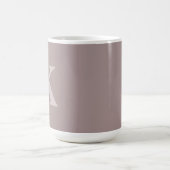 Benutzerdefinierte Anfangsbuchstabe Kuschel-Kaffee Kaffeetasse (Mittel)