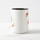 Benutzerdefinierte Anfangsbuchstabe und Name Tasse (Mittel)