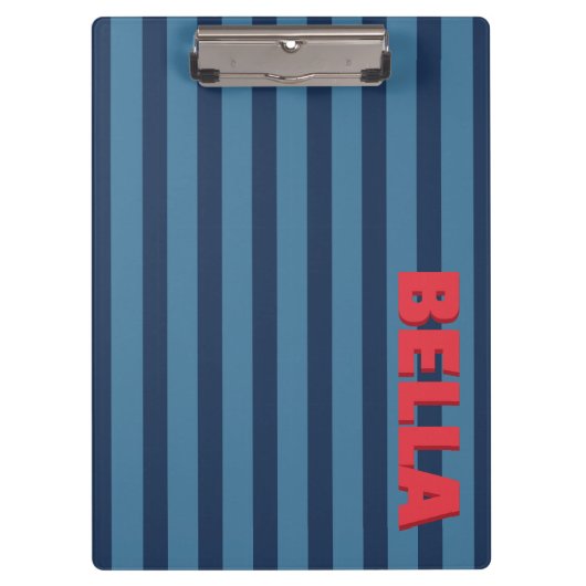 Benutzerdefinierte Anfangsbuchstaben Monogramm ges Klemmbrett (Vorderseite)