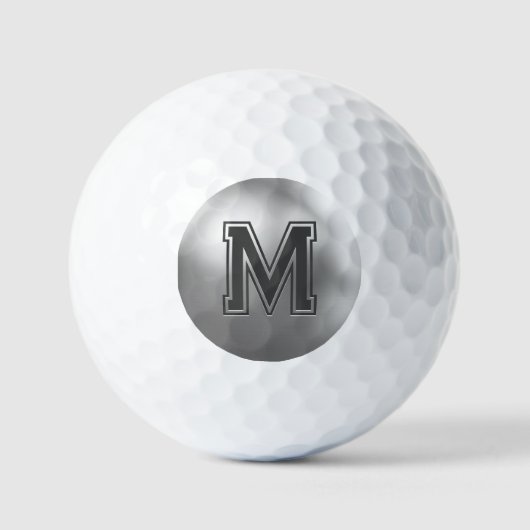 Benutzerdefinierte Anfangsbuchstaben Personalisier Golfball (Vorderseite)