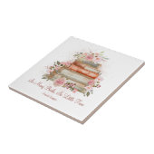 Benutzerdefinierte Angebotsbücher und Vintage Rosa Fliese (Seite)