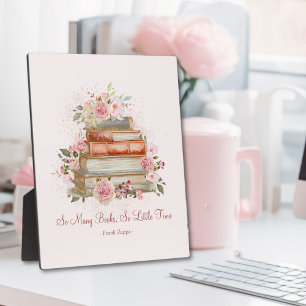 Benutzerdefinierte Angebotsbücher und Vintage Rosa Fotoplatte