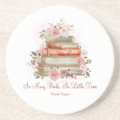 Benutzerdefinierte Angebotsbücher und Vintage Rosa Getränkeuntersetzer (Vorne)