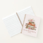 Benutzerdefinierte Angebotsbücher und Vintage Rosa Notizblock (Innenseite)