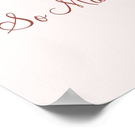 Benutzerdefinierte Angebotsbücher und Vintage Rosa Poster (Ecke)