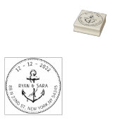 benutzerdefinierte Ankerrunde Gummistempel (Stempel)