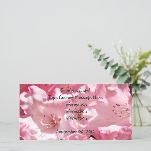 Benutzerdefinierte Ankündigung Save the Date Foto  (Stehend Vorderseite)