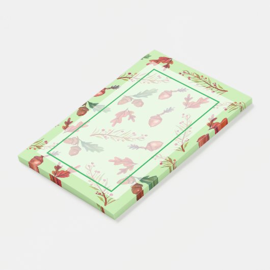 Benutzerdefinierte Anmerkungen zum Herbstmuster Post-it Klebezettel (angewinkelt)