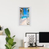 Benutzerdefinierte Ansicht von vertikalen Strand- Poster (Heimbüro)