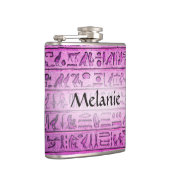 Benutzerdefinierte antike ägyptische Hieroglyphen  Flachmann (Rechts)