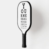 Benutzerdefinierte Anzeige für Optimierungsdiagram Pickleball Schläger (Links)