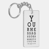 Benutzerdefinierte Anzeige für Optimierungsdiagram Schlüsselanhänger (Vorderseite links)