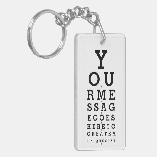 Benutzerdefinierte Anzeige für Optimierungsdiagram Schlüsselanhänger (Vorderseite links)