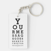 Benutzerdefinierte Anzeige für Optimierungsdiagram Schlüsselanhänger (Rückseite)